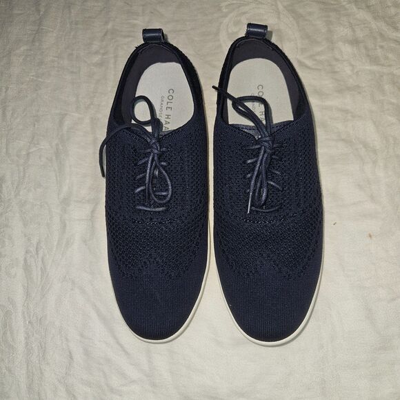 Cole Haan ZEROGRAND Stitchlite Knit Oxford - Navy Blue size 8.5 main image 4